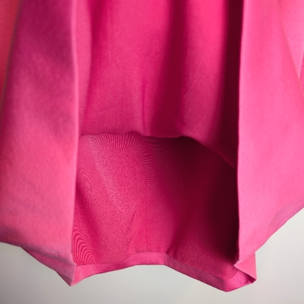 Elliatt Emani Satin Hot Pink Strapless Mini Party Dress Size Large - Picture 6 of 10